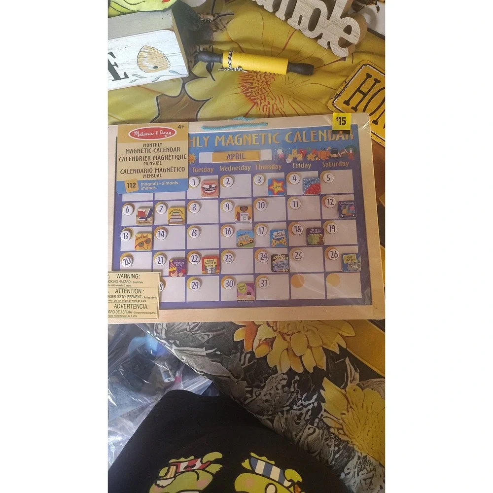 MELISSA AND DOUG MONTHLY MAGNETIC CALENDAR
